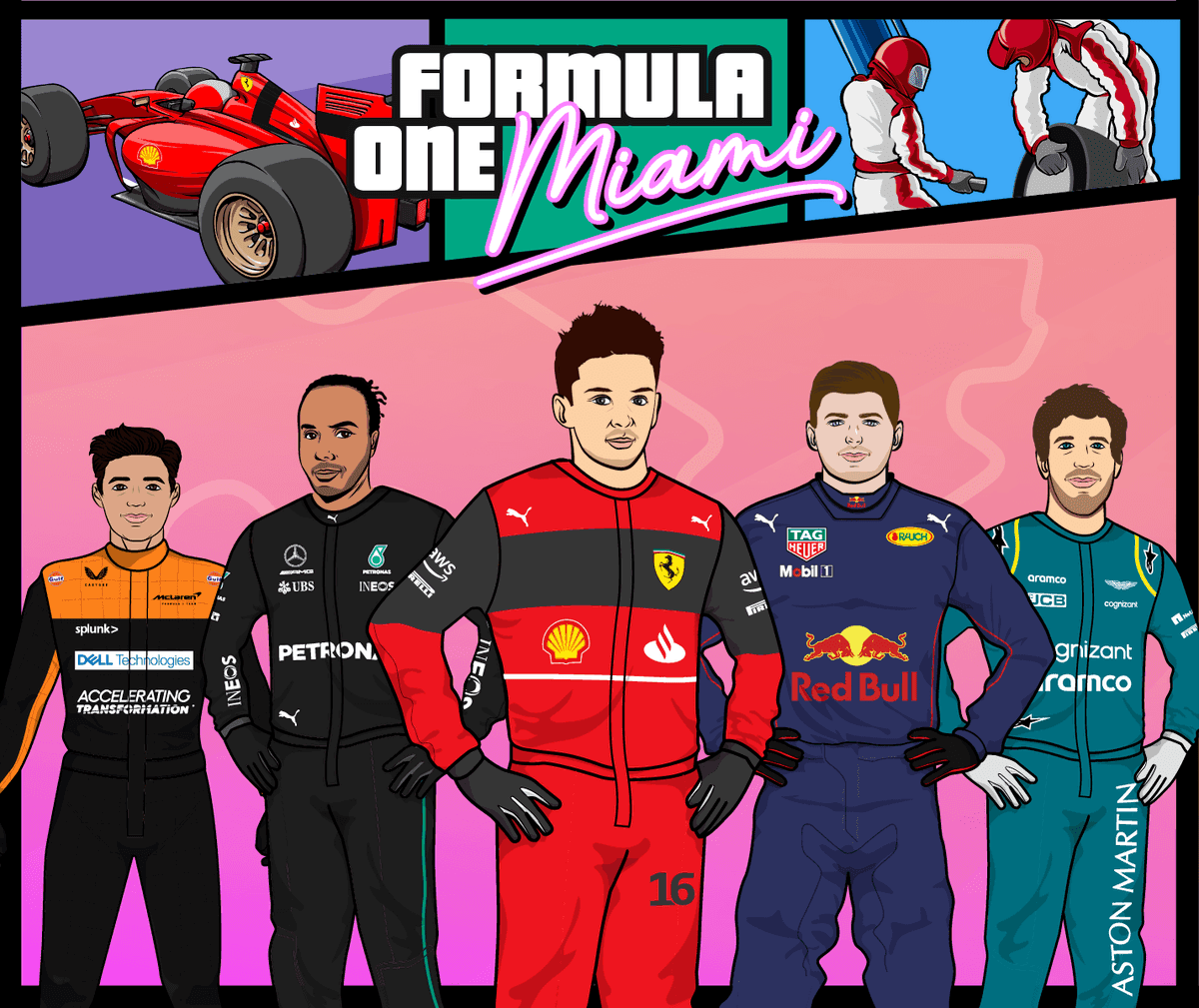 F1 Miami Vice City image