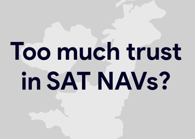 Is our sense of direction taking a turn for the worse with too much trust in sat navs? image